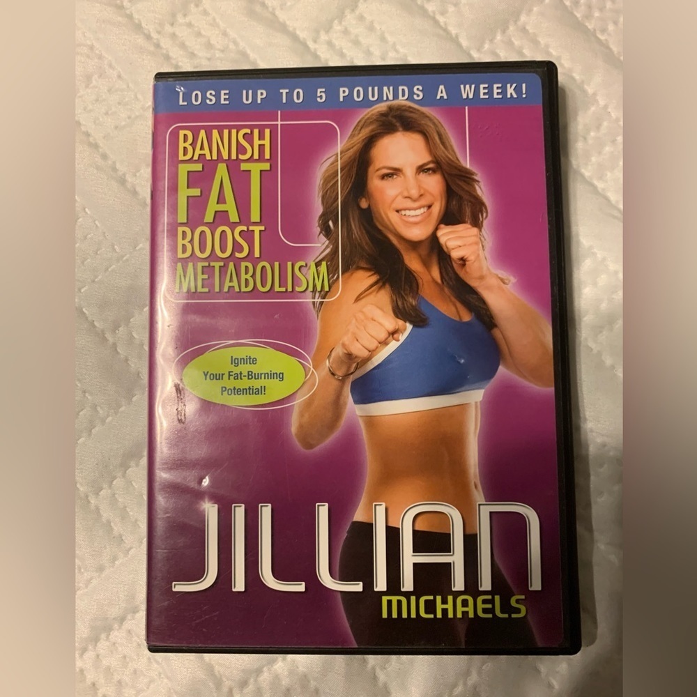 Jillian Michaels DVD. Banish Fat-Boost Metabolism WORKOUT FITNESS EXERCISE DVD.